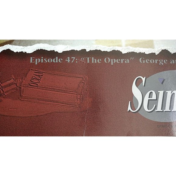 Jason Alexander Signed Seinfeld Ep 47 The Opera 22x28 Poster JSA Proof Autograph - Picture 6 of 11